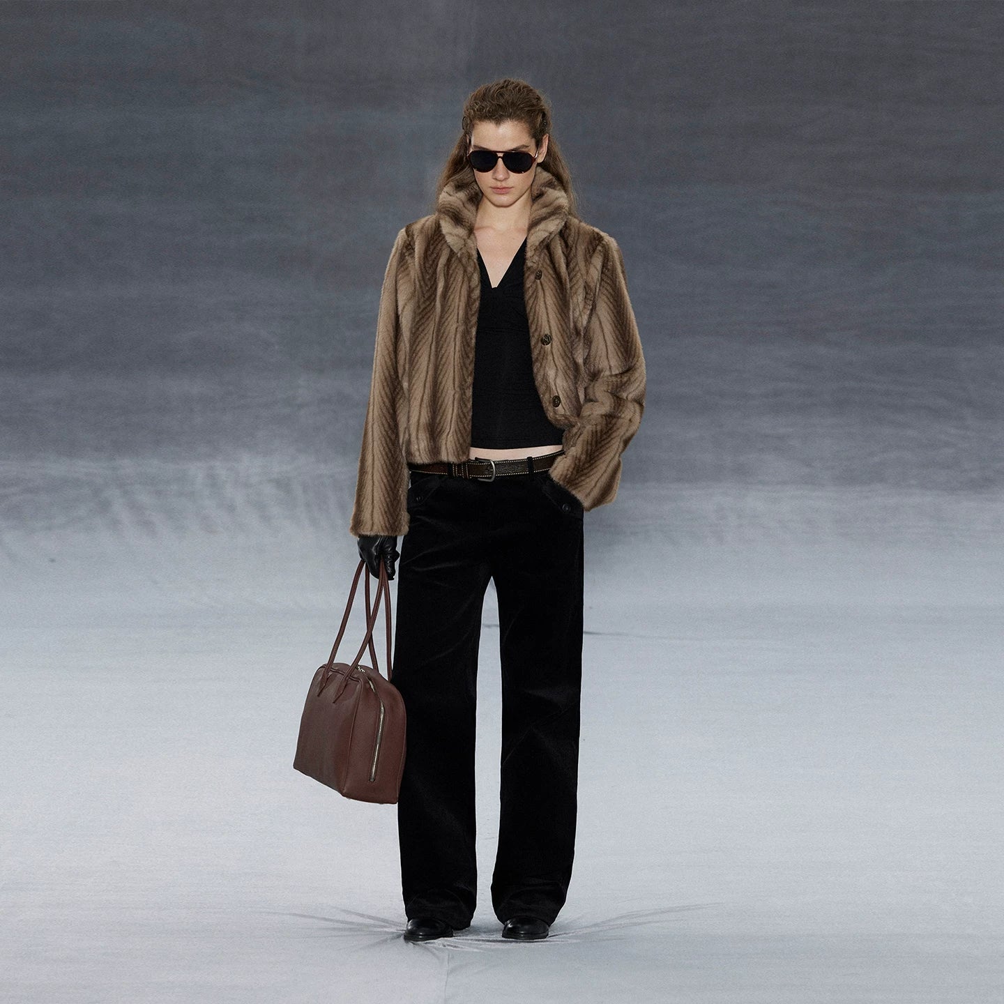 Wcoumq | Retro Long-Sleeve Mink Fur Coat with Eco-Friendly Space-Dyed Short Coat – Stylish Women’s Outerwear