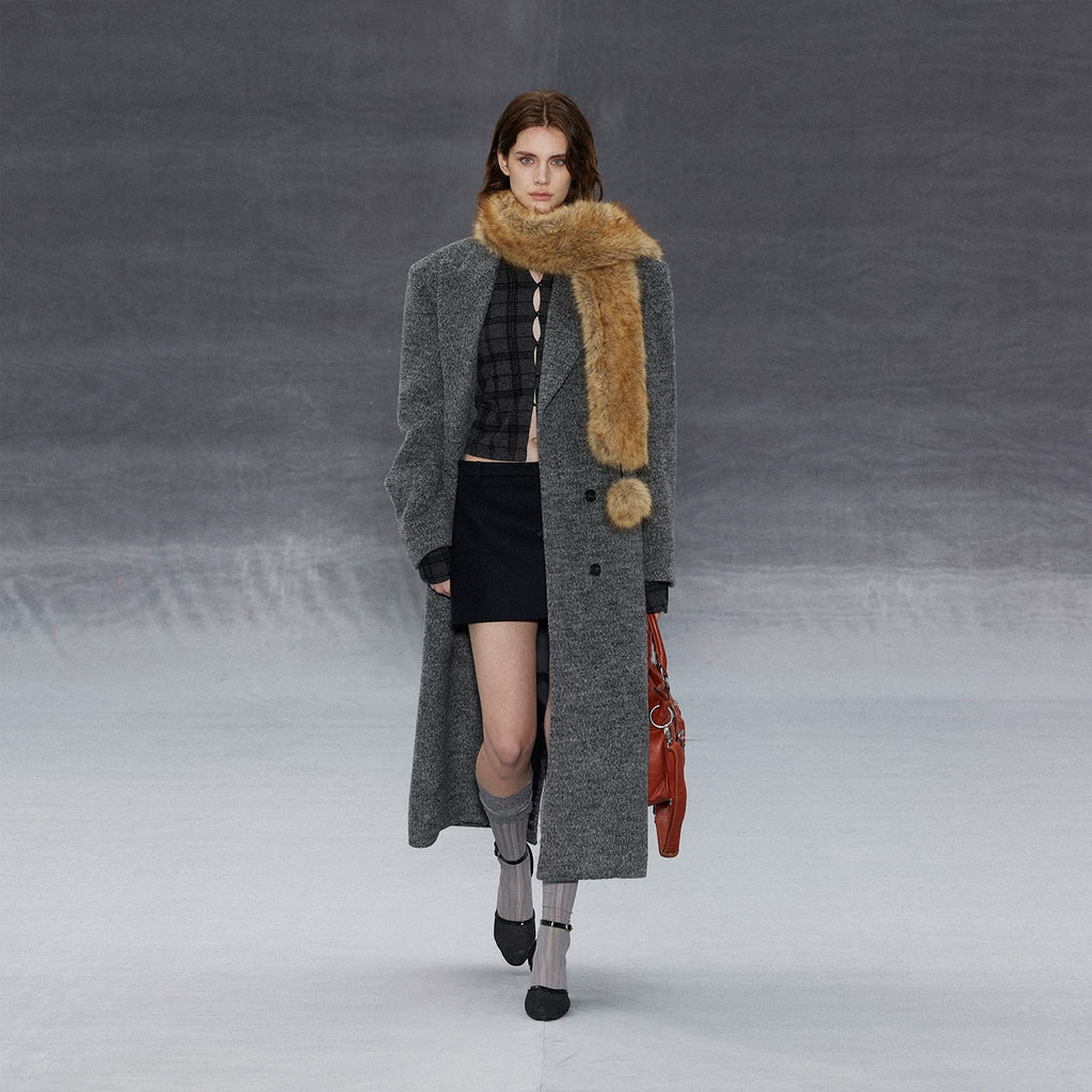 Wcoumq | Touch Series Round Neck Jacquard Flocked Knitted Short Cardigan – Women’s Cozy Knit Sweater