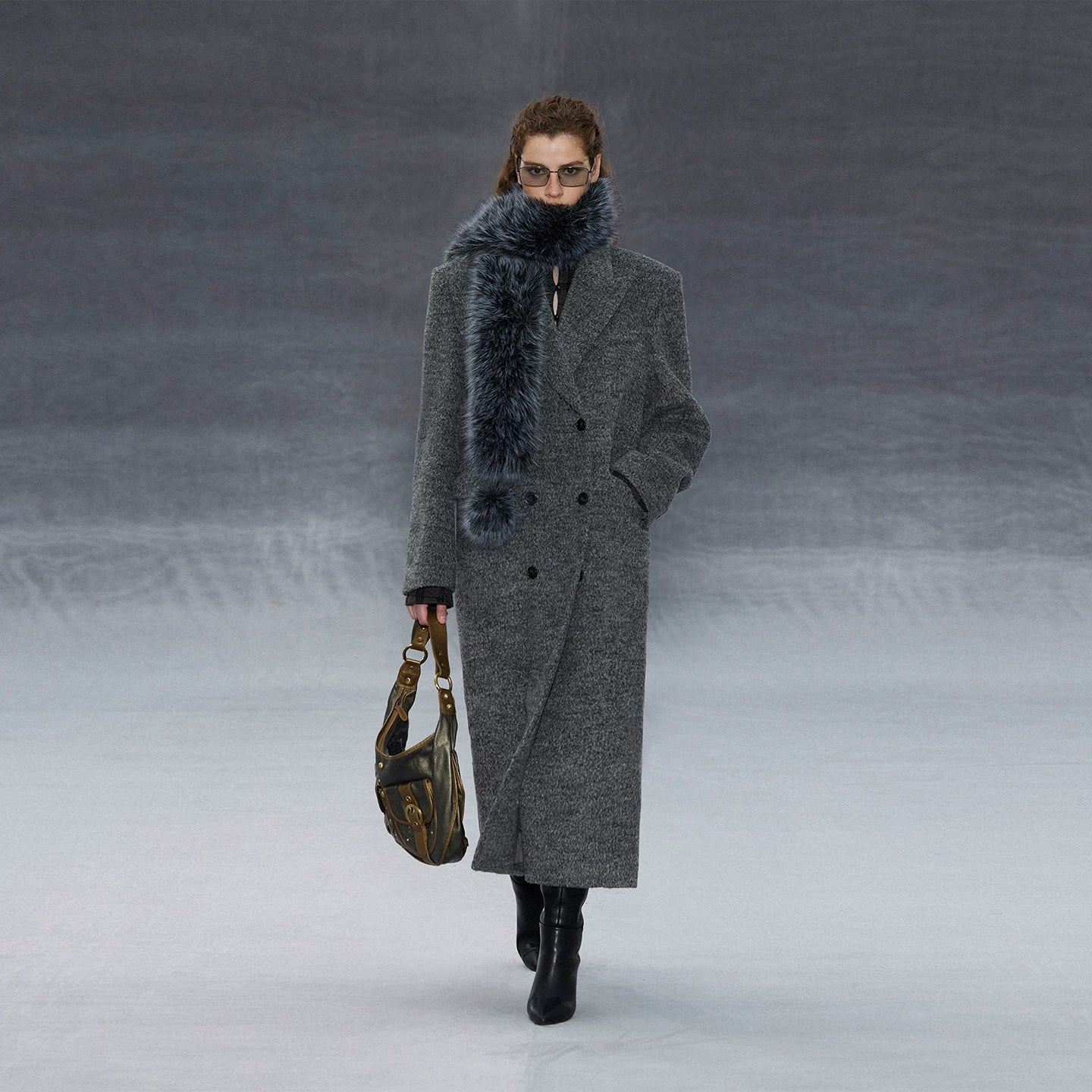 Wcoumq | Retro Double-Breasted Woolen Coat with Gun Lapel & Wide Shoulders – New In 12.10