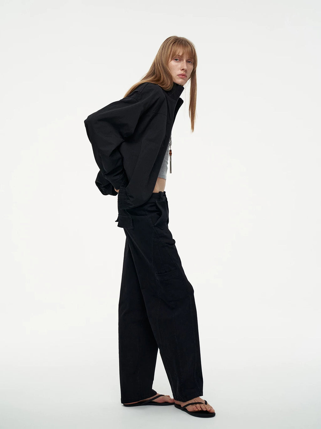 Wcoumq | Luxurious Cloud-Shaped Silhouette Thin Sports Style Jacket – Casual Textured Women’s Lightweight Jacket