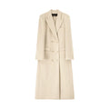 Wcoumq | Retro Double-Breasted Woolen Coat with Gun Lapel & Wide Shoulders – New In 12.10