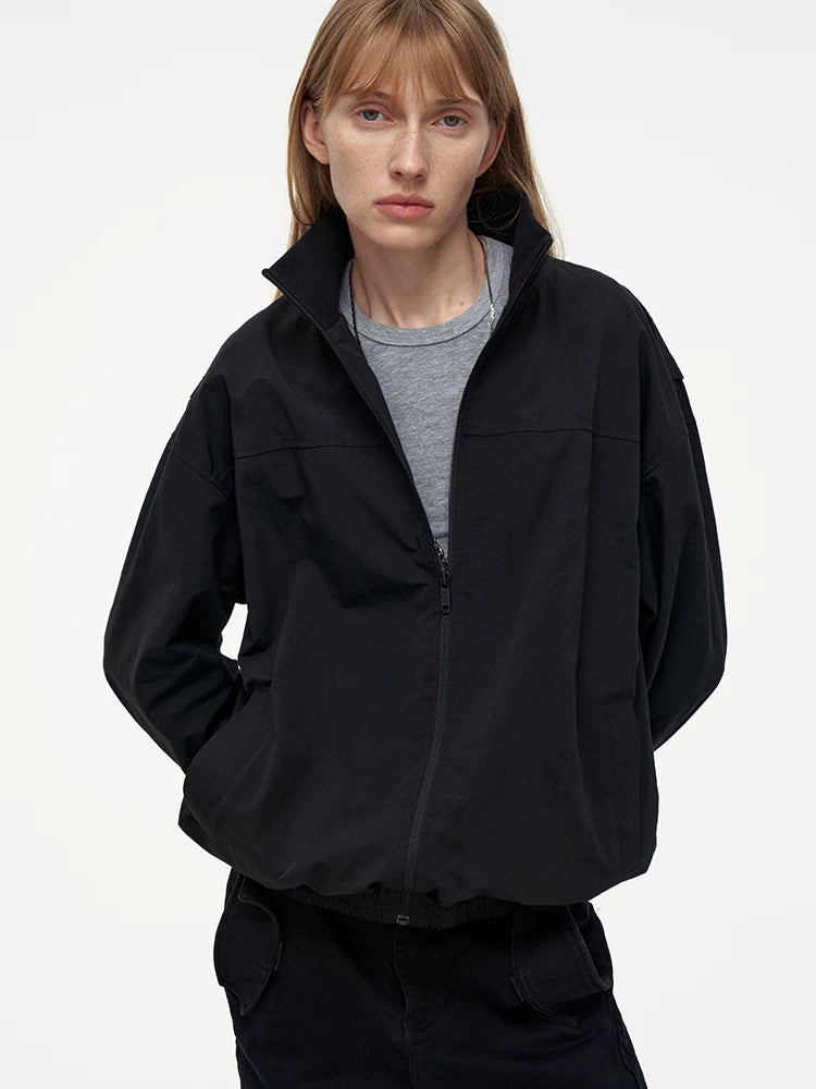 Wcoumq | Luxurious Cloud-Shaped Silhouette Thin Sports Style Jacket – Casual Textured Women’s Lightweight Jacket