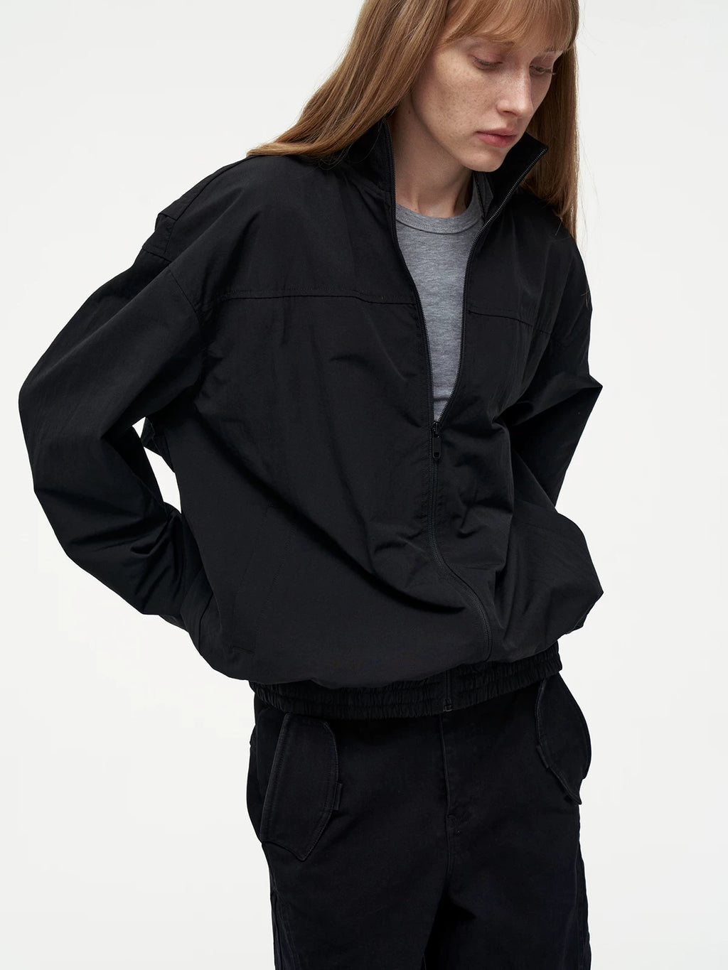 Wcoumq | Luxurious Cloud-Shaped Silhouette Thin Sports Style Jacket – Casual Textured Women’s Lightweight Jacket