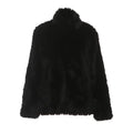 Wcoumq | Furry Warm Street-Style Jacket for Women with Slim Fit